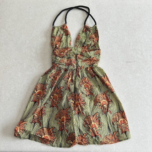 Kate Moss for Topshop Halterneck Kaftan Liberty Dress ASO Blake Lively - Picture 4 of 8